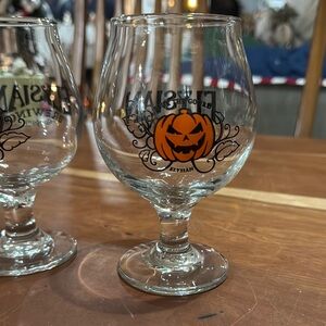 Elysian Halloween Pumpkin Glass